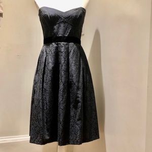 SHOSHANNA, Midnight Blue Strapless Dress, Size 8